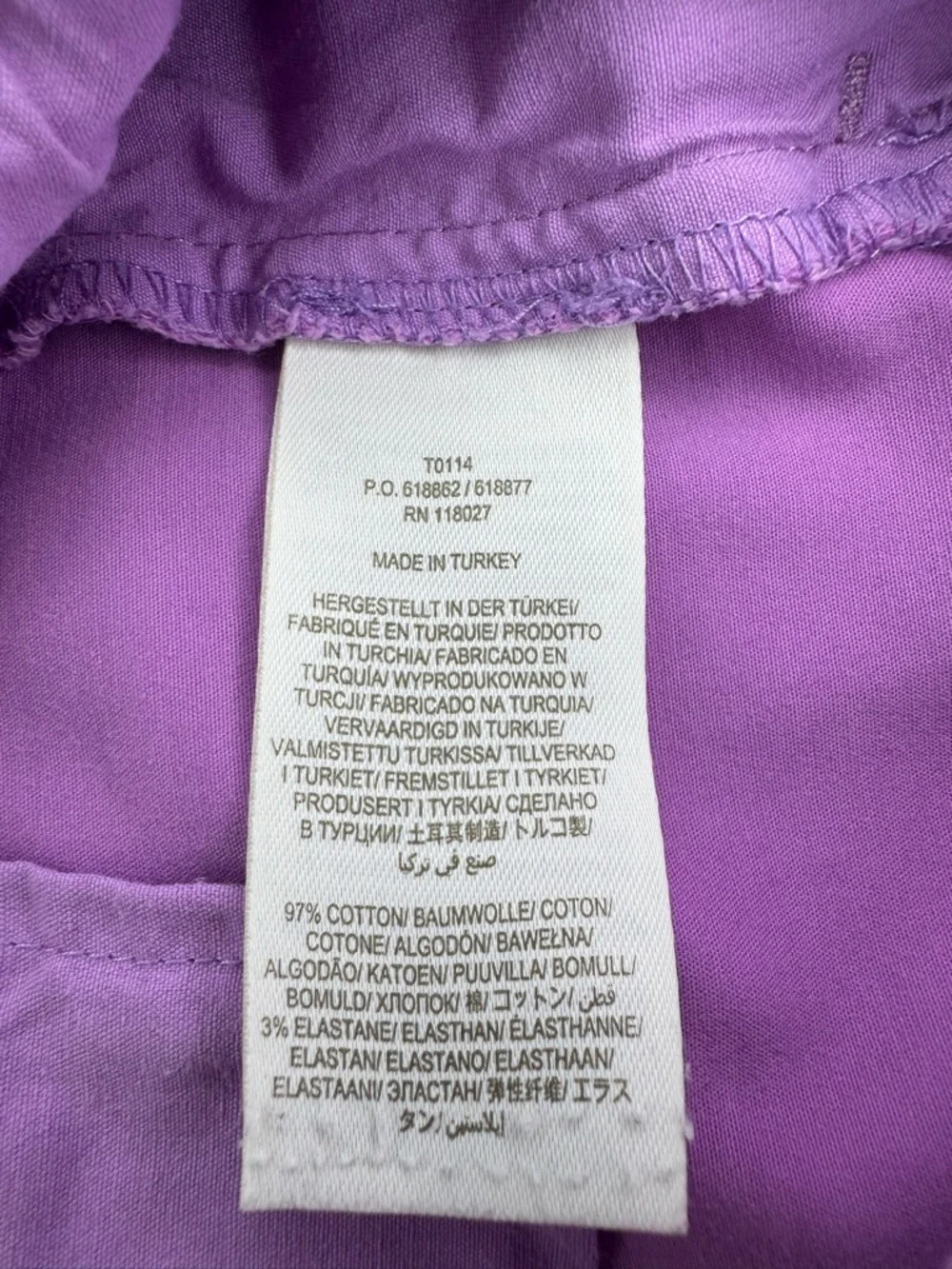 Boden Richmond Lavender Purple Lilac Ankle Pants Women's 6R Slim Tailored - Picture 16 of 16